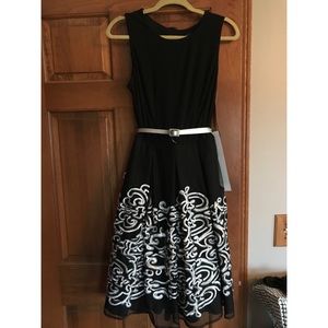 Black and Silver Dress